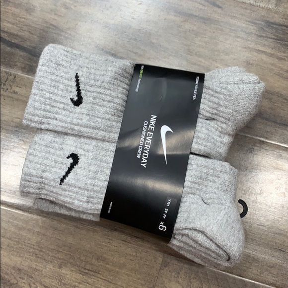 Nike Other - NIKE EVERYDAY CUSHIONED CREW 6 pairs SOCKS set NWT